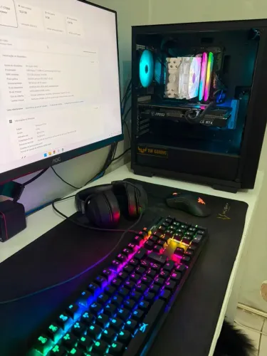 PC Gamer AMD Ryzen 7 5700X 32 GB RTX 3060TI (8GB) com Monitor AOC 144hz