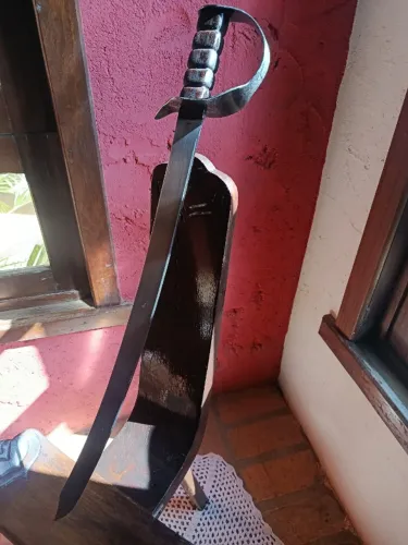 Espada Sabre Naval ( Cutlass ) Pirata Artesanal