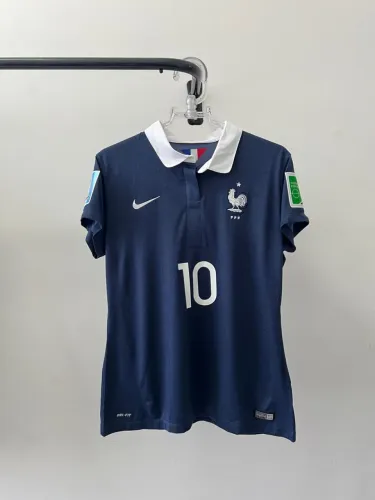 Camisa Feminina França I 2014 Benzema #10