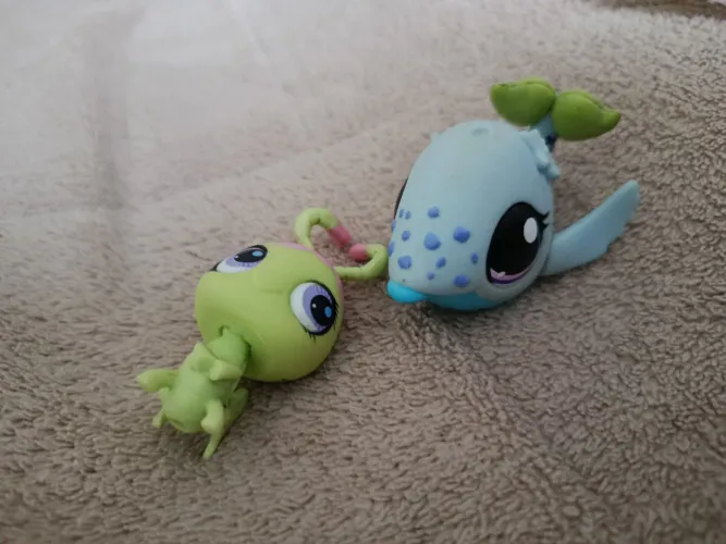 LPs littlest pet shop baleia e grilo