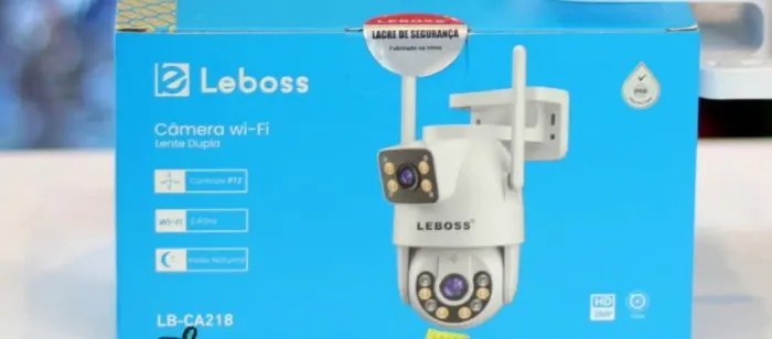 Câmera wi-fi lenta dupla