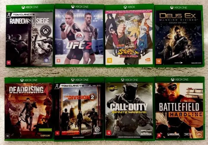 Jogos Xbox One - Mídia Física (valores na descrição)