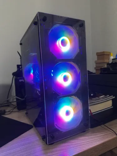 PC Gamer Completo RX 580 8GB | 16GB RAM | Monitor 75Hz | SSD + HD | Pronto para Usar
