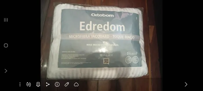 Edredon novo Ortobom casal e solteiro
