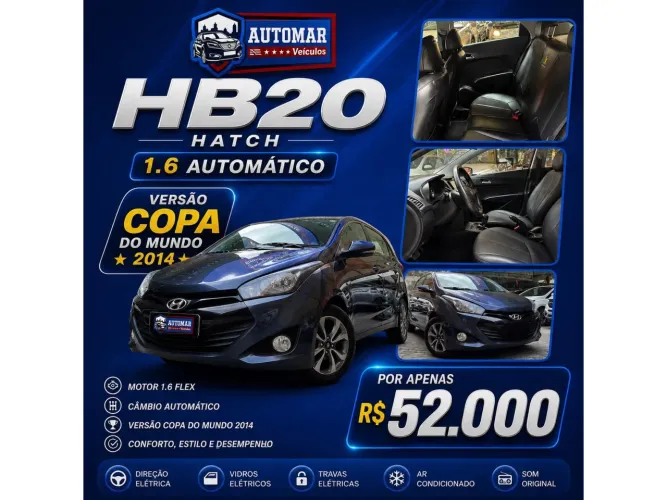 Hyundai HB20 Copa DO Mundo 1.6 Flex 16V Aut. 2015