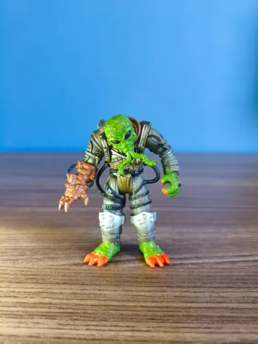 Boneco de Ação Alienígena Verde Chap Mei Space Quest Mission Squad Anos 2000