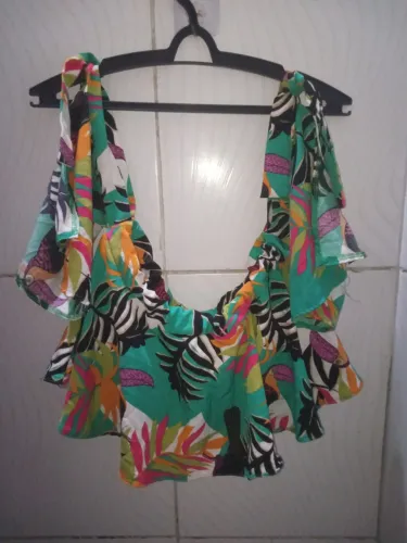 Cropped Estampas Tucanos Feminino M