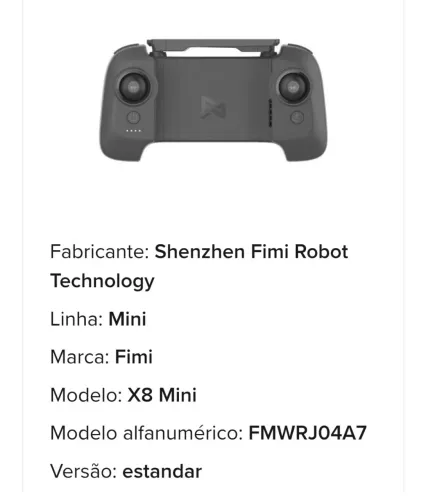 Controle Fimi mini/X8