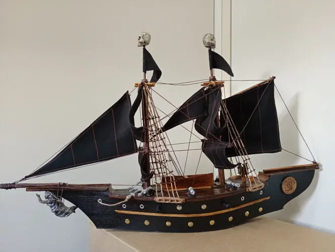 Navio pirata decorativo