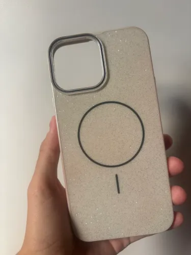 Capa Magnética Com Brilho Anti Impacto IPhone 13 Pro Max