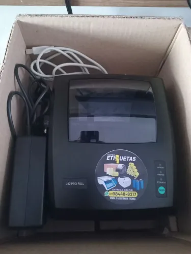 Impressora de etiquetas elgin l42 pro full 