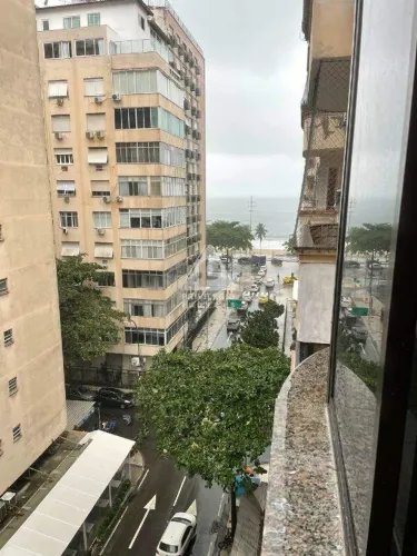 VISTA LATERAL MAR NO POSTO 5 DE COPACABANA!! 2 SALÕES, 3 QUARTOS, SUÍTE, DEPENDÊNCIA COMPL