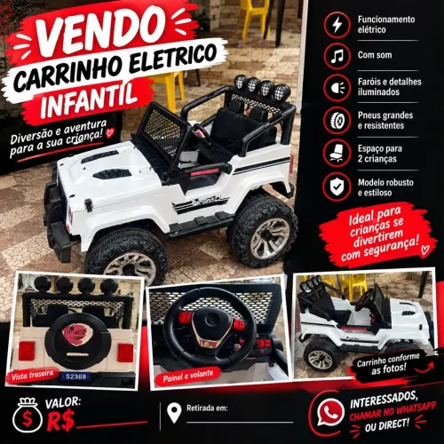 JIPE ELÉTRICO INFANTIL 
