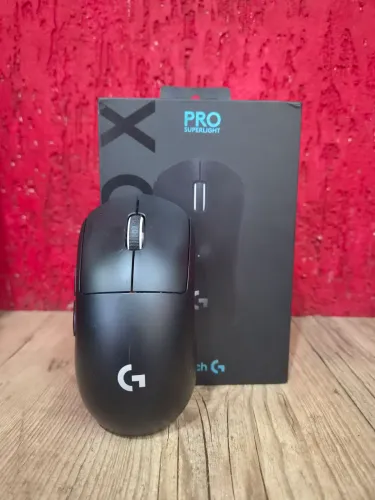 Mouse Gamer Sem Fio Logitech G Pro X Superlight Preto + Caixa Original