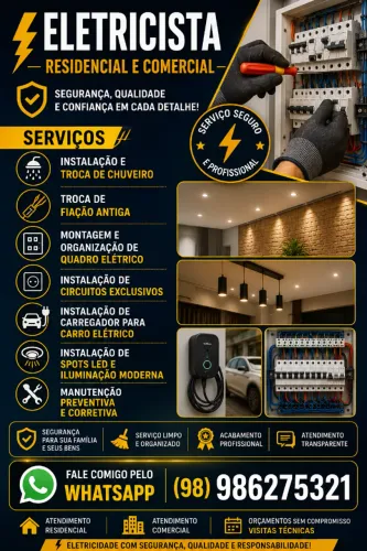Serviço de elétrica residencial