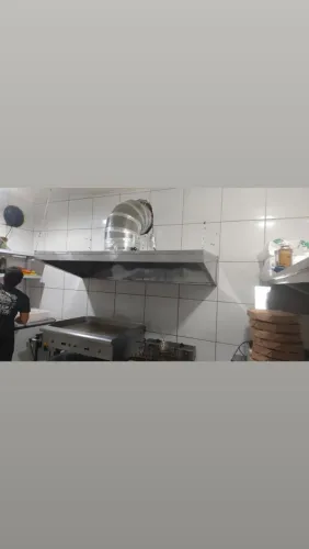 Coifa pra cursinha industrial
