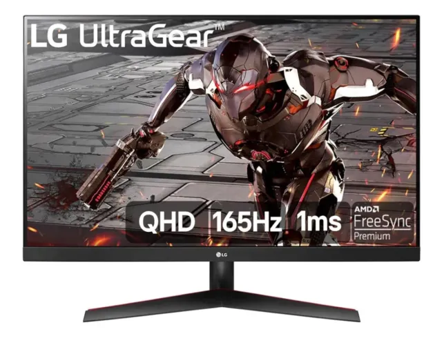 Lacrado Monitor Gamer LG UltraGear 32GN600 32" QHD 165Hz 1ms HDR10 FreeSync garantia 12 me