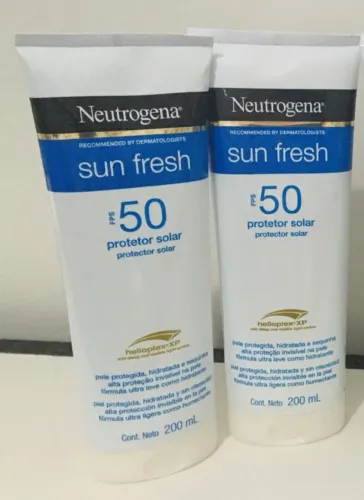 Protetor Solar Neutrogena Fator 50 validade 08/28 - 2 unidades
