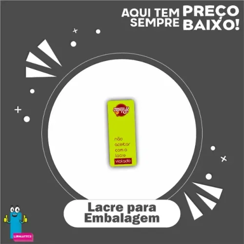 Lacre de Embalagem Personalizado - O toque final que valoriza sua embalagem.