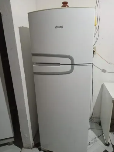Geladeira Consul Frost Free Duplex 340 Litros Branca Com Pra Branco 127v
