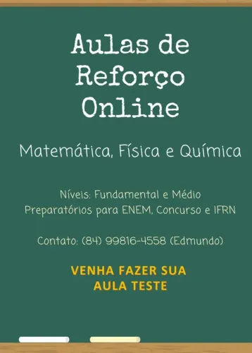 Aula de Reforço e Concurso