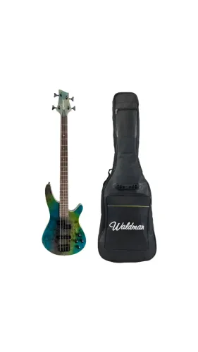 Contrabaixo Waldman Eletrico 4 Cordas Wib-300 Spdo Com Capa Destro Spdo Envernizado