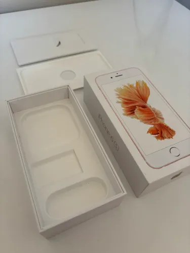 Caixa iPhone 6s Original com Manuais Adesivos e Chave Sim
