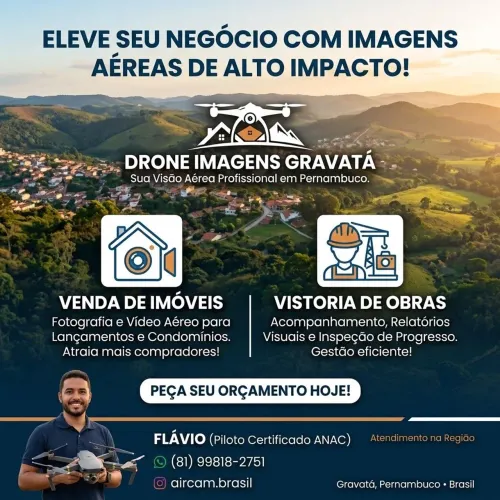 Imagens aéreas de drone?