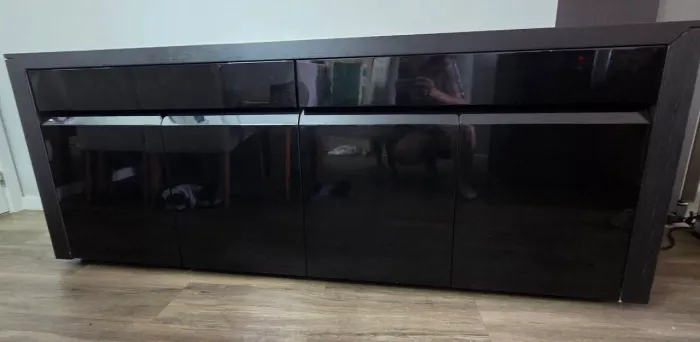 Buffet Aparador em Laca Preto