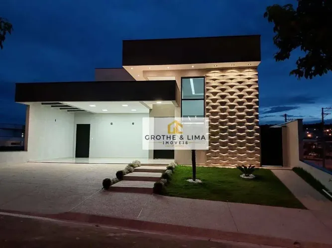 Lindissíma Casa com 3 dormitórios à venda, 154 m² por R$ 790.000 - Condomínio Terras do Va