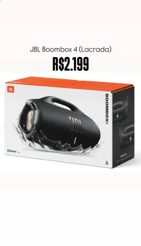 Vendo bombox 4 lacrada