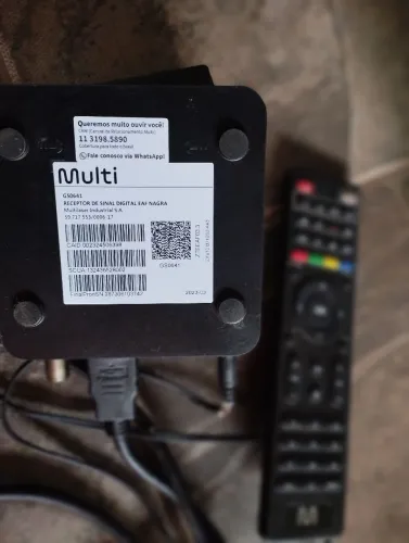 Vende-se uma Antena parabólica com receptor multilaser