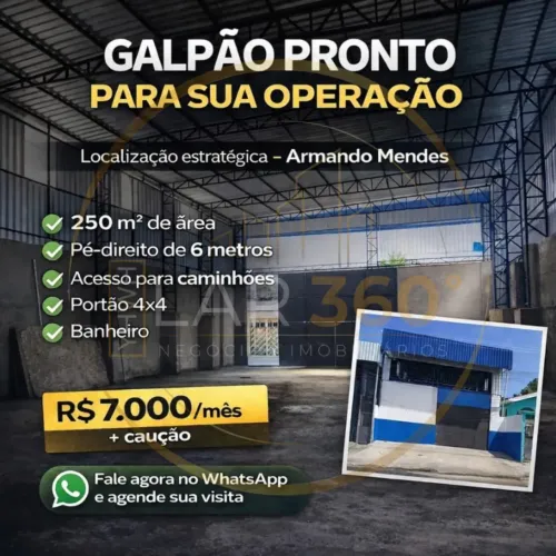 Imóvel para aluguel tem 250 metros quadrados com 1 quarto em Armando Mendes - Manaus - AM