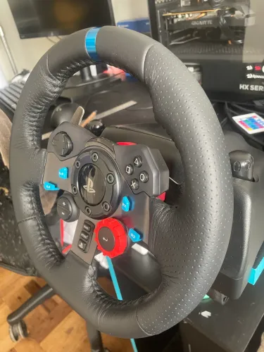 Logitech G29 em perfeito estado com Capas e ModPaddle incluso.