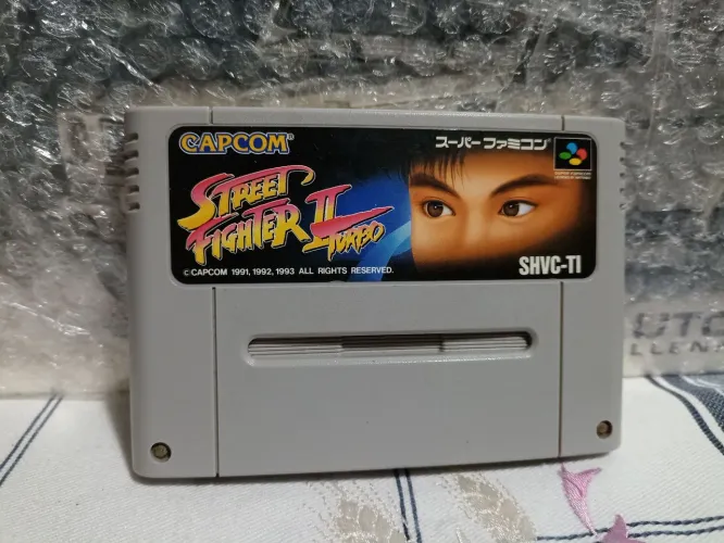 Jogo Street Fighter Turbo Super Famicon Japonês Original