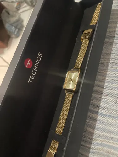 Relógio Feminino Technos Dourado Original Novo na caixa