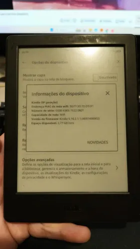 Kindle 8ª geração 4GB