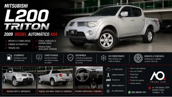 Mitsubishi L200 Triton HPE 3.2 CD TB Int.diesel AUT 2009
