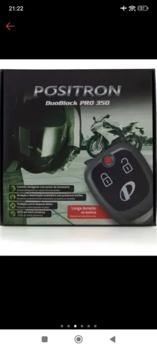 Alarme Para Motos Pósitron Duoblock Pro 350 G8 Universal 2 sensor de presença