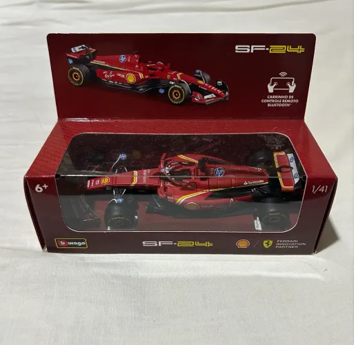 Miniatura Ferrari Shell controle remoto bluetooth