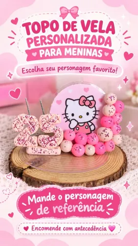 Vela de aniversário Personalizada