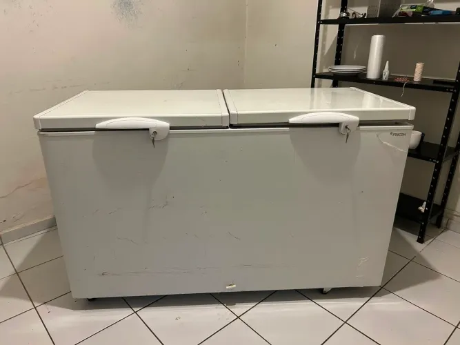 Freezer Horizontal Fricon 503 Litros. Dupla Ação, Branco