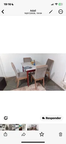 Mesa 4 cadeiras
