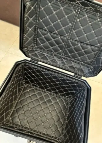Baú Moto 45 litros Universal Completo Trava Antifurto