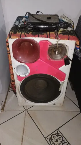 caixa trio com radio fonte modulo