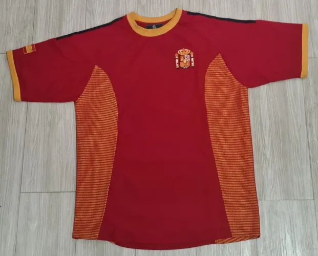 Camisa Seleção Espanha Raúl 10 Retrô Copa 2002