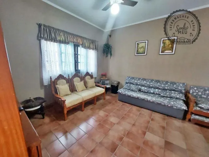 Canto do Forte  Casa  90 m²  2 dorms/1 suíte  Churrasqueira  2 vagas
