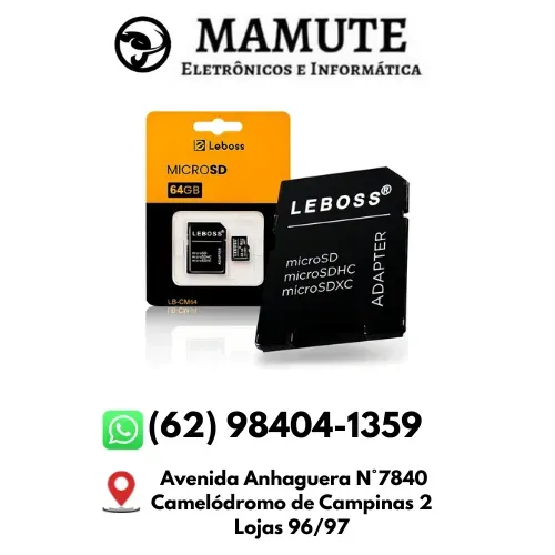 Cartão De Memória 64gb Micro Sd/tf Leboss