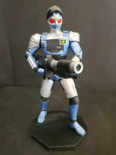 Boneco Action Figure Jiban - O Policial de Aço Colecionaveis tokusatsu