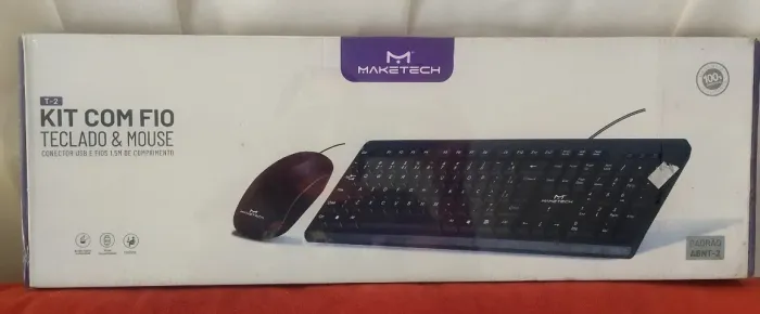 Teclado com mouse novo para computador 